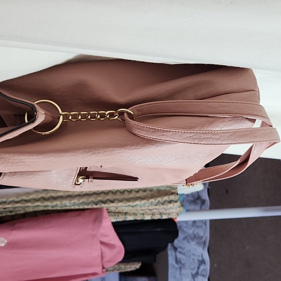 Jessica Simpson Leather with Crossbody Strap Tote Bag NWOT - Picture 6 of 6